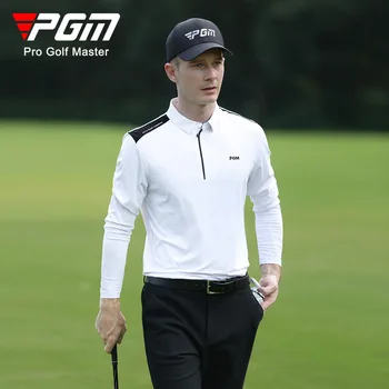 PGM Golf Meeste Pika varrukaga, kanna T-särk On Higi Wicking Hingav ja Soe Pehme mugav Golf Rõivad Meeste YF492