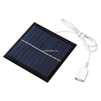 DIY Päikeseenergia Süsteemi 1W 5,5 V USB-Mini Solar Panel mobiiltelefoni 95X95mm Dropship