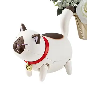 Desktop Armas Kass Kuju Realistlik Kass Kujukeste Elektrilised Laua Kaunistused Pet Lovers Esitleb Kohvi Tabel Öökapid