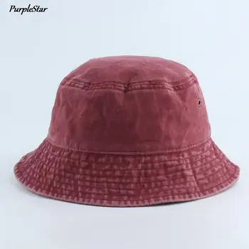 Naiste Suvine Jaapani Pestud Denim Kopp Müts Unisex Kalamehe Müts Bob Mütsid Hip-Hop Gorros Meeste Panama Hingav Kopp Müts