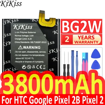 3800mAh Suure Mahutavusega Aku BG2W G011A-B-HTC Google Pixel 2B Pixel 2 Muski Mobiiltelefoni Aku Suur Võimsus