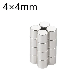 50~400pcs 4x4mm Mini Ring Magnetid Püsivaid Tugevaid Neodüüm Magnet Õhuke Ketas, Magnet Osad aidata DIY Loomine 4*4 mm