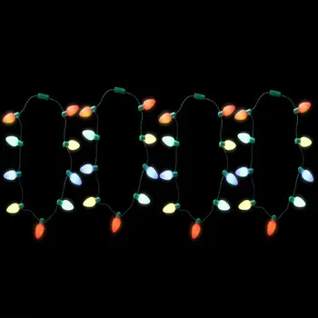 Ehted Kantavad Uudne LED Xmas Uue Aasta Pidu LED tuled Isiku Kasuks Jõulud Lamp Kaelakee jõulukaunistused