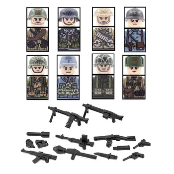 4tk/palju Sõdur legion, KES 98K Relvad Linna Arvandmed SWAT DIY ehitusplokid Playmobil sõjaväerelvade Osad Tellis Mini Mänguasjad