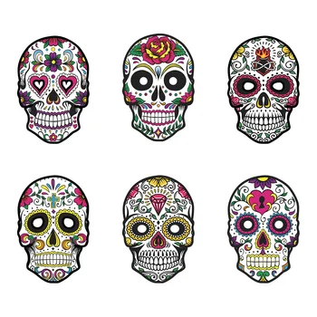 6tk Päeval Surnud Suhkru Kolju Mask Halloween Mask Teesklus Pool Maski Halloween Cosplay Mehhiko Osaline Kostüüm Tarvikud