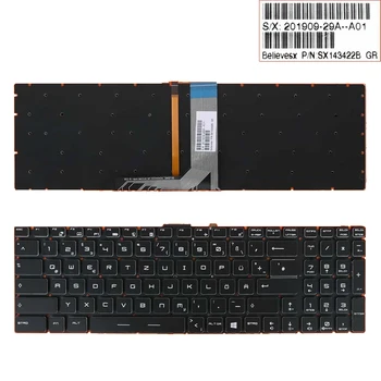 GR saksa QWERTZ Uus Sülearvuti Klaviatuuri MSI GT72 GS60 GS70 WS60 GE72 GE62 Taustavalgustusega raamita Crystal Key SX143422B GR