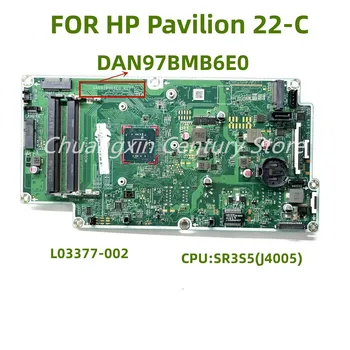 DAN97BMB6E0 sobib HP 22-K sülearvuti emaplaadi koos J4005 CPU L03377-002 100% test saadetis