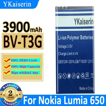 3900mAh YKaiserin Aku BV-T3G Microsoft Nokia Lumia 650 RM-1154 BV T3G Mobiiltelefoni Bateria Garantii