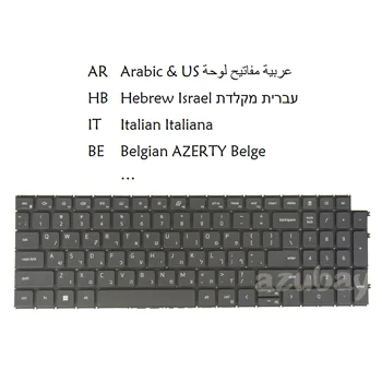Taustavalgustusega Sülearvuti Klaviatuur Dell Latitude 3520 3530 0X9V10 0YN41G 08TT09 02WFK3 araabia Belgia AZERTY heebrea itaalia