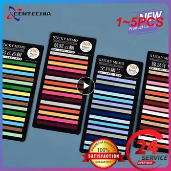 1~5TK Lehed Rainbow Värvi Indeks Memo Pad Märkmete Raamatus Kleebis Notepad Järjehoidja koolitarbed Kawaii Kirjatarvete Kingitused