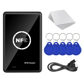 RFID NFC-Koopiamasina Paljundusaparaat 13.56 Khz Võti Fob NFC Smart Card Lugeja Kirjanik 13.56 Mhz Krüpteeritud Programmeerija USB UID T5577 Tarvikud
