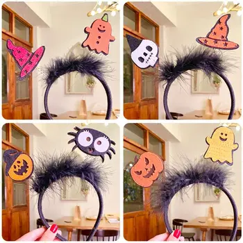 Pumkin Halloween Sulg Peapael Naljakas Nõid Müts Spider Peakatet Cartoon Tüdruk
