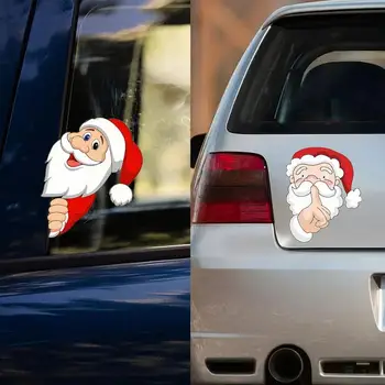 Jõulud Auto Kleebised Santa Claus Naljakas Jõulud Auto Akna Kleebis Auto Auto Kaitseraua Kere Kleebised Auto Tarvikud